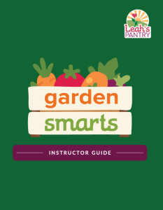 Garden Smarts Instructor Guide